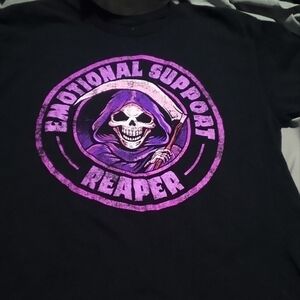 Emotional Support Reaper T-shirt Sz M Pre-loved